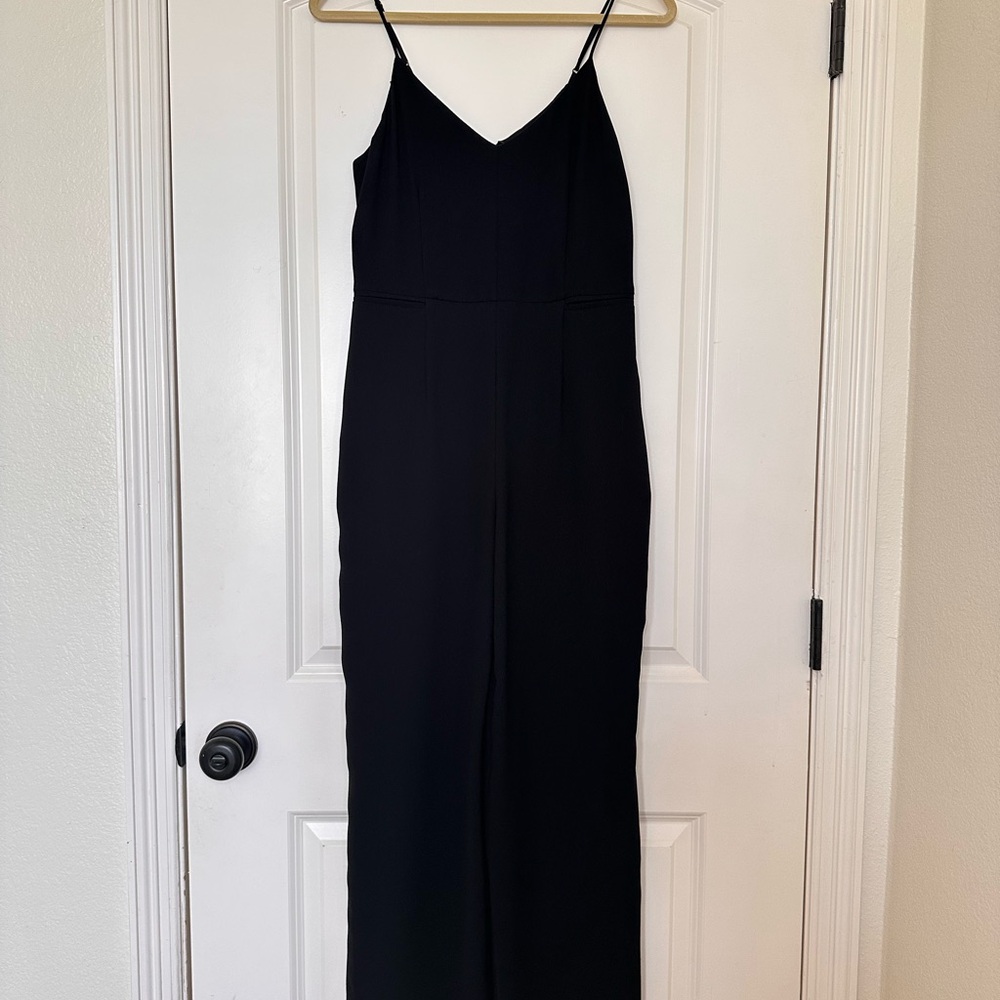 Black Spaghetti Strap Anthropologie Jumpsuit